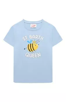 Хлопковая футболка MC2 Saint Barth