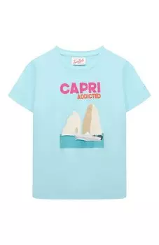 Хлопковая футболка MC2 Saint Barth