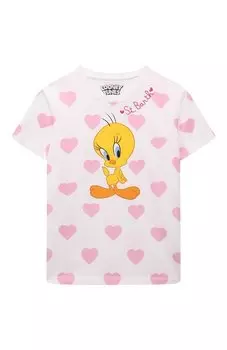 Хлопковая футболка MC2 Saint Barth