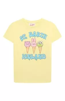 Хлопковая футболка MC2 Saint Barth