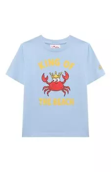 Хлопковая футболка MC2 Saint Barth