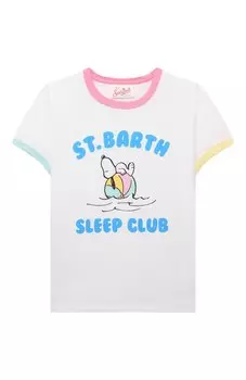 Хлопковая футболка MC2 Saint Barth