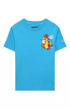 Хлопковая футболка MC2 Saint Barth