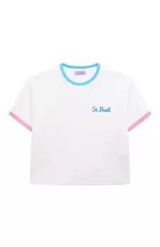 Хлопковая футболка MC2 Saint Barth