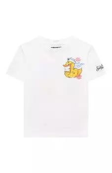 Хлопковая футболка MC2 Saint Barth