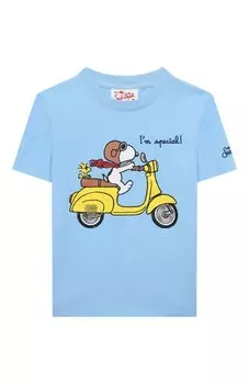 Хлопковая футболка MC2 Saint Barth