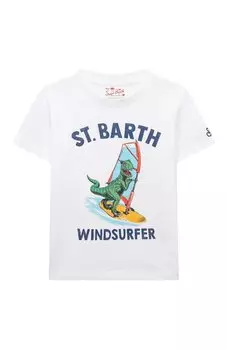 Хлопковая футболка MC2 Saint Barth