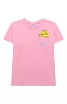 Хлопковая футболка MC2 Saint Barth