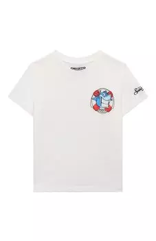 Хлопковая футболка MC2 Saint Barth