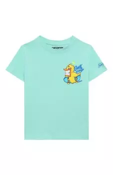 Хлопковая футболка MC2 Saint Barth