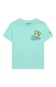 Хлопковая футболка MC2 Saint Barth