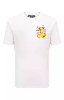 Хлопковая футболка MC2 Saint Barth