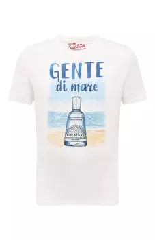 Хлопковая футболка MC2 Saint Barth