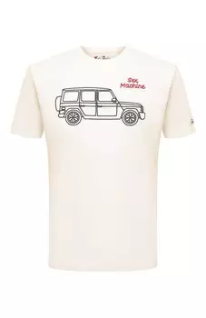 Хлопковая футболка MC2 Saint Barth