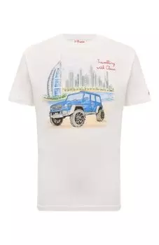 Хлопковая футболка MC2 Saint Barth