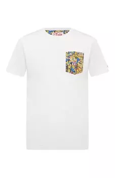 Хлопковая футболка MC2 Saint Barth