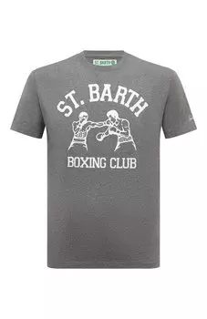 Хлопковая футболка MC2 Saint Barth