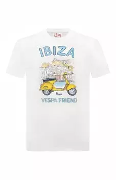 Хлопковая футболка MC2 Saint Barth