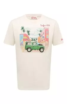 Хлопковая футболка MC2 Saint Barth