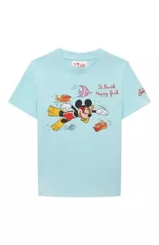 Хлопковая футболка MC2 Saint Barth