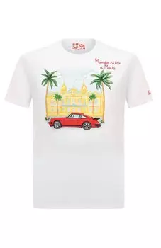 Хлопковая футболка MC2 Saint Barth