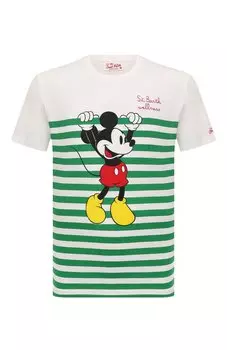 Хлопковая футболка MC2 Saint Barth