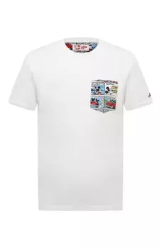 Хлопковая футболка MC2 Saint Barth