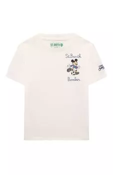Хлопковая футболка MC2 Saint Barth