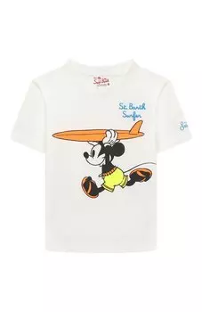 Хлопковая футболка MC2 Saint Barth