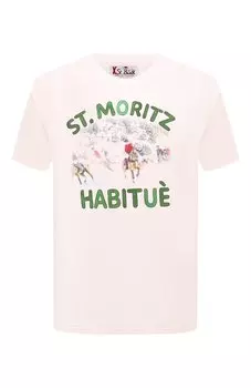Хлопковая футболка MC2 Saint Barth