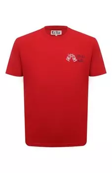 Хлопковая футболка MC2 Saint Barth