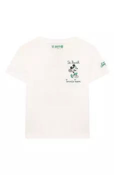 Хлопковая футболка MC2 Saint Barth