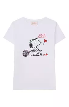 Хлопковая футболка MC2 Saint Barth