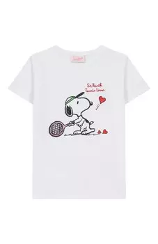 Хлопковая футболка MC2 Saint Barth