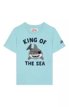 Хлопковая футболка MC2 Saint Barth