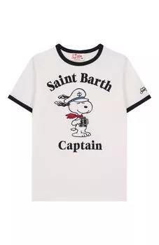 Хлопковая футболка MC2 Saint Barth