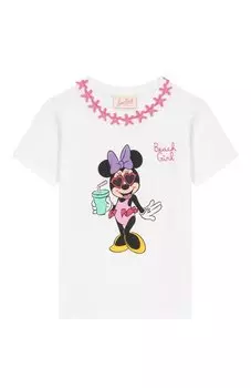 Хлопковая футболка MC2 Saint Barth