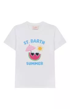 Хлопковая футболка MC2 Saint Barth