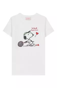 Хлопковая футболка MC2 Saint Barth