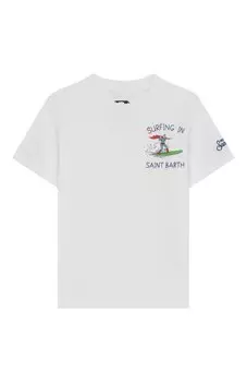 Хлопковая футболка MC2 Saint Barth