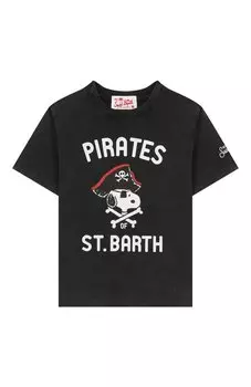 Хлопковая футболка MC2 Saint Barth
