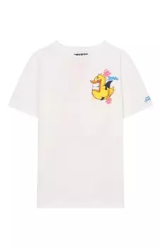 Хлопковая футболка MC2 Saint Barth