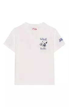 Хлопковая футболка MC2 Saint Barth