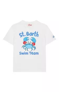 Хлопковая футболка MC2 Saint Barth