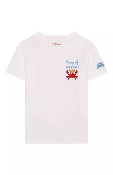 Хлопковая футболка MC2 Saint Barth