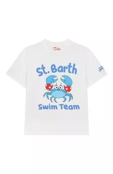 Хлопковая футболка MC2 Saint Barth