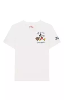 Хлопковая футболка MC2 Saint Barth