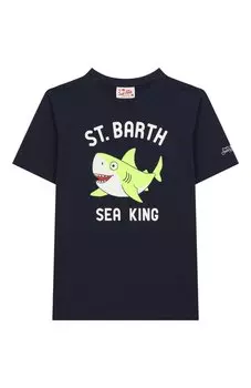 Хлопковая футболка MC2 Saint Barth