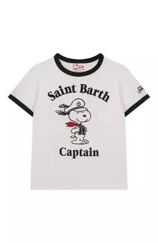 Хлопковая футболка MC2 Saint Barth