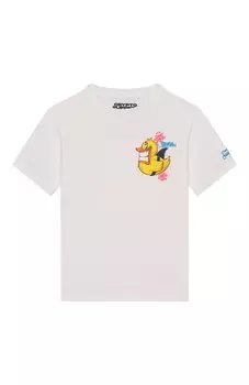 Хлопковая футболка MC2 Saint Barth